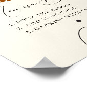 Boho Celestial Bear Mom-osa Bar Poster (Hoek)