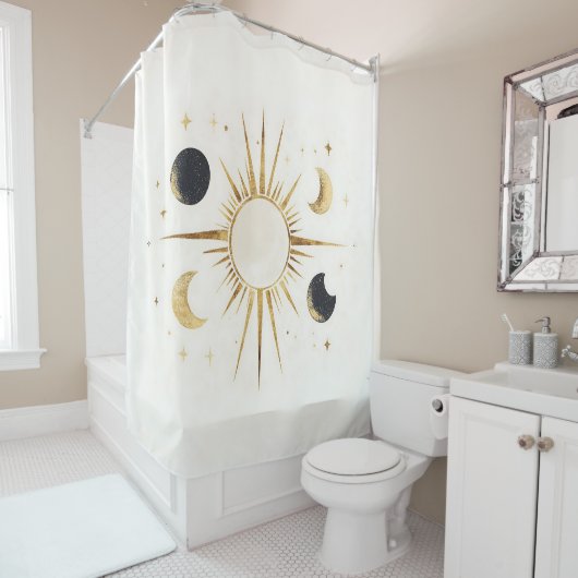 Boho Celestial Bliss Douchegordijn (In situ)