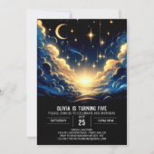 Boho Celestial Digitale Verjaardag Kaart (Voorkant)