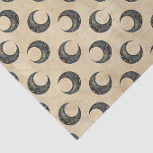 Boho Celestial Maan Goud Patroon Tissuepapier (Detail)