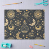 Boho Celestial met Gouden Alchemie Symbolen Tissuepapier (Craft)