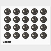 Boho Celestial moon en sterren sticker (Vel)
