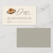Boho Celestial Planet Diaper Raffle Enclosure Card Plaatskaartje (Voorkant / Achterkant)