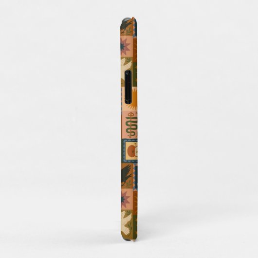 Boho Celestial | Retro Zon & Maan Case-Mate iPhone Case (Achterkant/rechts)