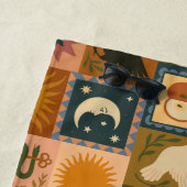 Boho Celestial | Retro Zon & Maan Strandlaken (In situ)