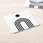 Boho Celestial Sun Kartonnen Onderzetters (Schuin)