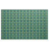 Boho Celestial Sun Moon Blauwgroen Pattern Stof (Fat Quarter)