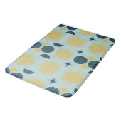 Boho Celestial Sun Moon Blue Pattern Bathmat Badmat (Gekanteld)