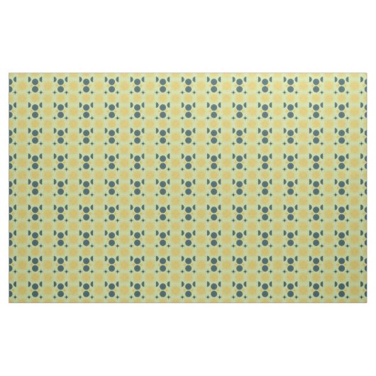 Boho Celestial Sun Moon Mint Pattern Stof (Fat Quarter)