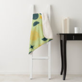 Boho Celestial Sun Moon Mint Sherpa Deken (In situ)