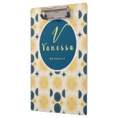 Boho Celestial Sun Moon Monogram Script Klembord (Links)