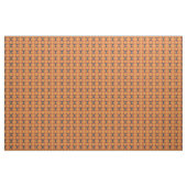 Boho Celestial Sun Moon Oranje Pattern Stof (Yard (91,4 cm))