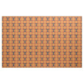 Boho Celestial Sun Moon Oranje Pattern Stof (Fat Quarter)