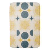 Boho Celestial Sun Moon Pattern Badmat (Voorkant Verticaal)