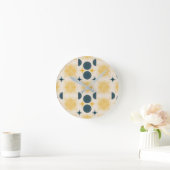 Boho Celestial Sun Moon Pattern Ronde Klok (Huis)