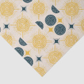 Boho Celestial Sun Moon Pattern Tissuepapier (Detail)