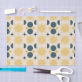 Boho Celestial Sun Moon Pattern Tissuepapier (Craft)