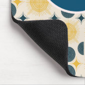 Boho Celestial Sun Moon Script Muismat (Hoek)