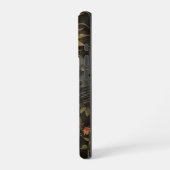 Boho Celestial Sun Moon Wildflower Garden iPhone Hoesje (Linkerkant)