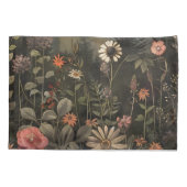 Boho Celestial Sun Moon Wildflower Garden Kussensloop (Achterkant)