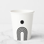 Boho Celestial Sun Papieren Bekers (Achterkant)