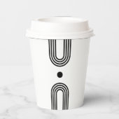 Boho celestial Sun Papieren Bekers (Achterkant)