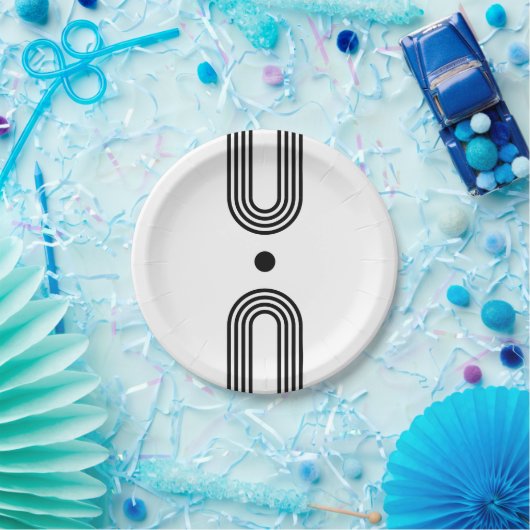 Boho celestial Sun Papieren Bordje (Feest)