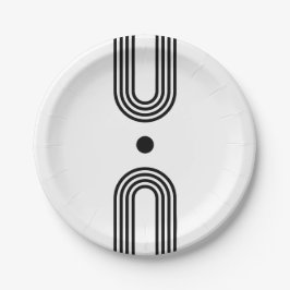 Boho celestial Sun Papieren Bordje