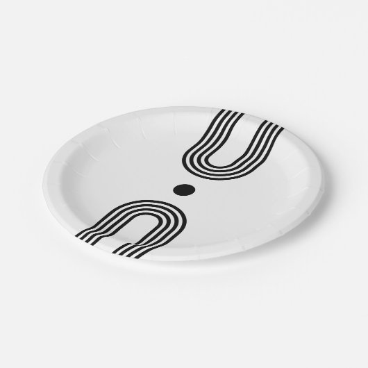 Boho celestial Sun Papieren Bordje (Gekanteld)