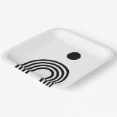 Boho Celestial Sun Papieren Bordje (Gebogen)