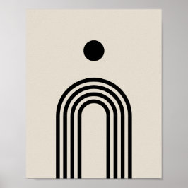 Boho Celestial Sun Poster