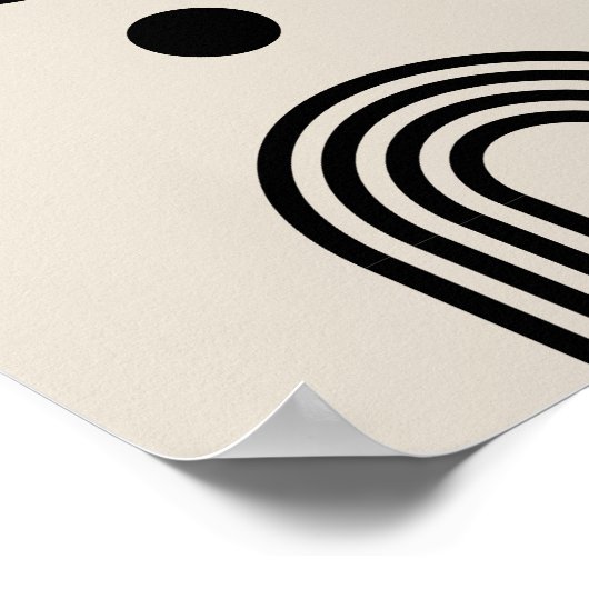 Boho celestial Sun Poster (Hoek)