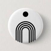 Boho Celestial Sun Ronde Button 5,7 Cm (Voorkant)