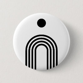 Boho Celestial Sun Ronde Button 5,7 Cm