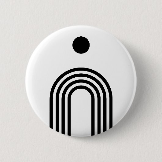 Boho Celestial Sun Ronde Button 5,7 Cm (Voorkant)