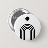 Boho Celestial Sun Ronde Button 5,7 Cm (Voorkant /achterkant)