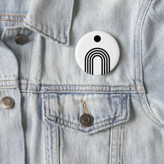 Boho Celestial Sun Ronde Button 5,7 Cm (In situ)