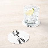 Boho celestial Sun Ronde Kartonnen Onderzetter (Insitu)