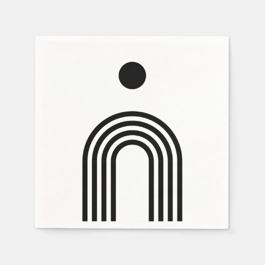 Boho Celestial Sun Servet (Voorkant)