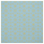 Boho Celestial Sun Stars Sky Blue Stof (Swatch)