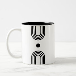 Boho celestial Sun Tweekleurige Koffiemok