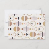 Boho Celestial Terracotta Personalized Stationery Bedankkaart (Achterkant)