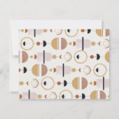 Boho Celestial Terracotta Personalized Stationery Notitiekaartje (Achterkant)