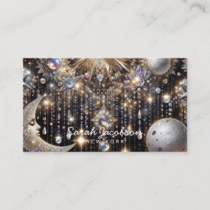 Boho Celestial Visitekaartje – Kosmische Nachtelij