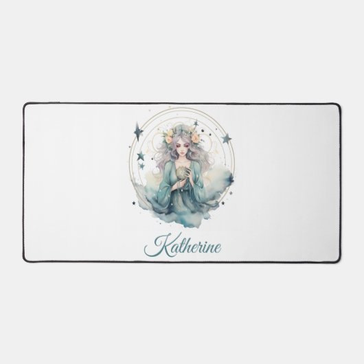 Boho Celestial Witchy Name Bureaumat (Voorkant)