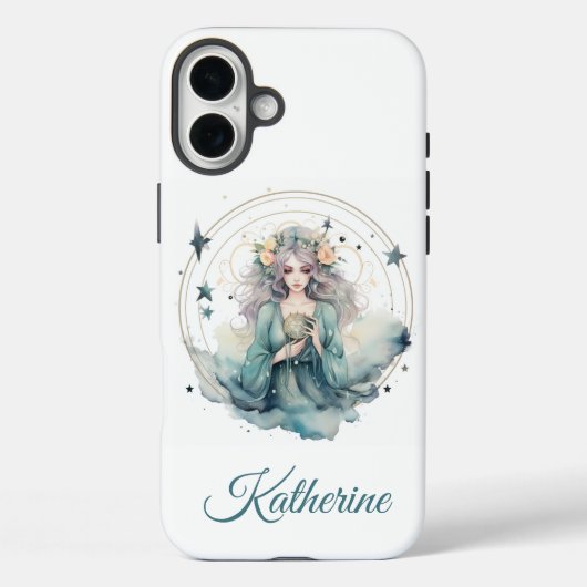 Boho Celestial Witchy Name Case-Mate iPhone Case (Achterkant)