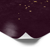 Boho Celestial zon en maan bruids brunch teken Perfect Poster (Hoek)