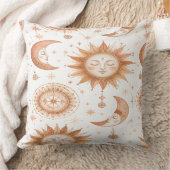 Boho Celestial Zon Maan Worp Kussen (Deken)