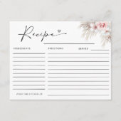 Boho Champagne Glazen Parels & Prosecco Vrijgezell Informatiekaartje (Voorkant)