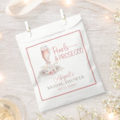 Boho Champagneglas Parels&P prosecco Bruidsdouche Bedankzakje (Geknipt)